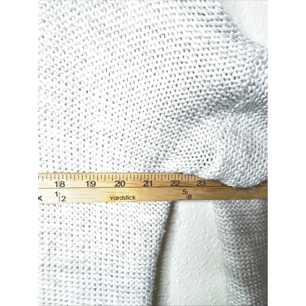 Susina Womens Hi-Low Sweater Size L Oatmeal Beige Long Sleeve Relaxed Pullover - Picture 7 of 10